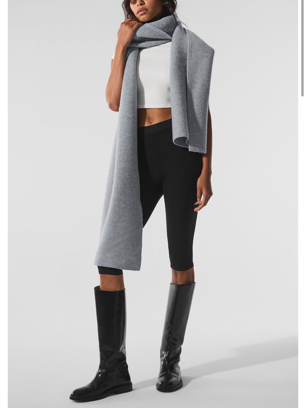 Merino wool Alo oversized scarf